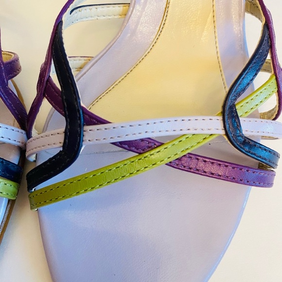 Etienne Aigner Vintage Strappy Sandals - Picture 4 of 6